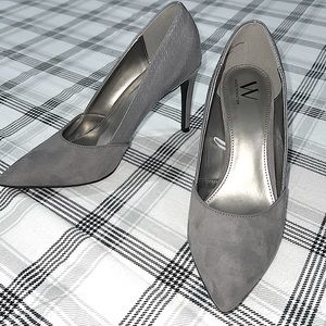 Gray Heels Size 10M